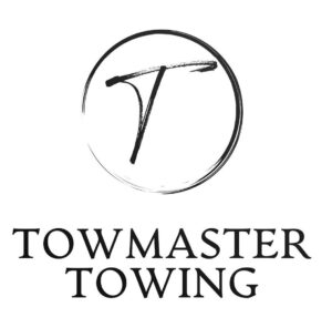 TOWMASTER TOWING Logo black with white background